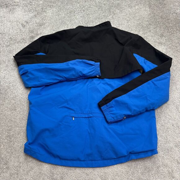 Vintage Bellwether Gore-tex Windbreaker Jacket Mens Large Blue Black Full Zip - Picture 2 of 16